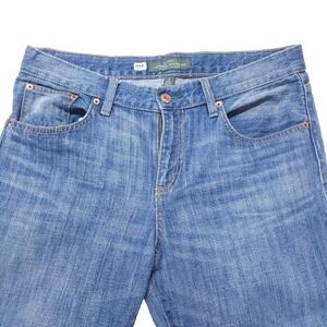 Lauren Ralph Lauren Jeans Womens 6 Blue Girlfriend Distressed Denim 30x27.5
